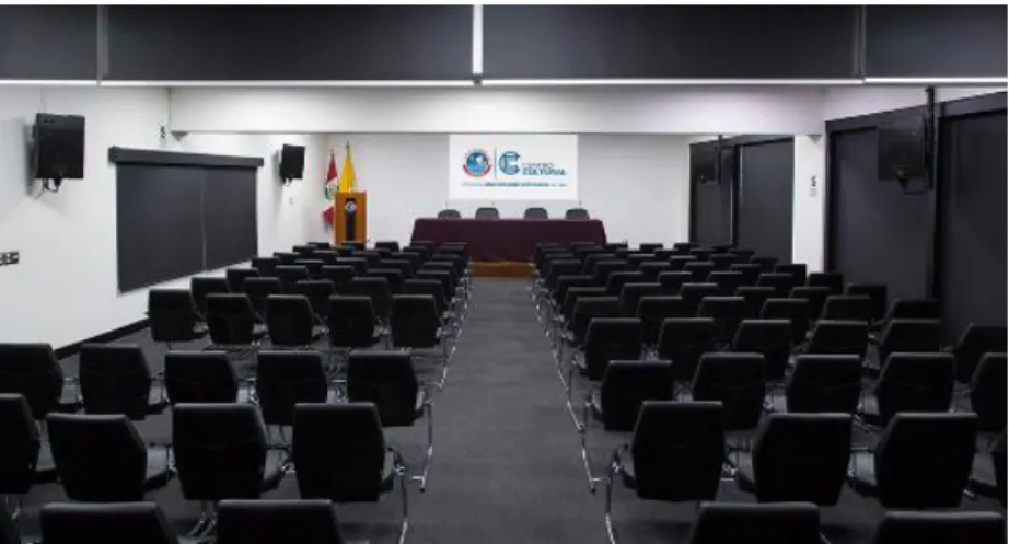 Ilustración 11. Sala de Conferencia de CCPUCP.  