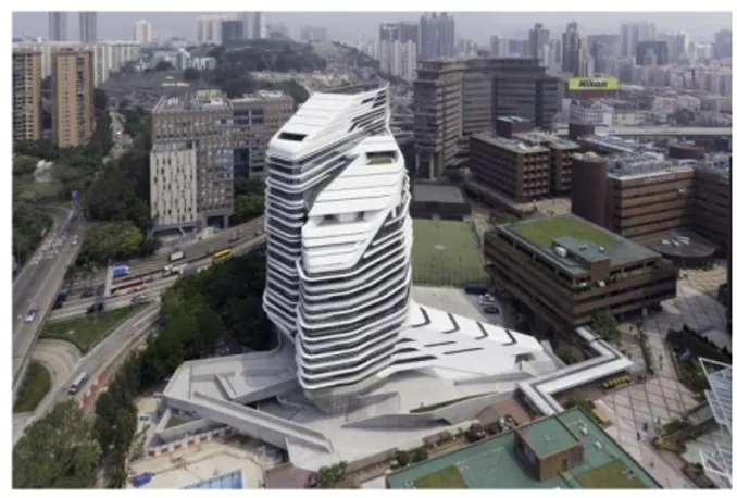 Figura 3: Jockey Club Innovation Tower - TheHong Kong Institute of Architects. 