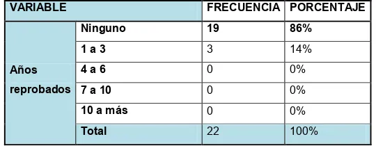 Tabla N°17 