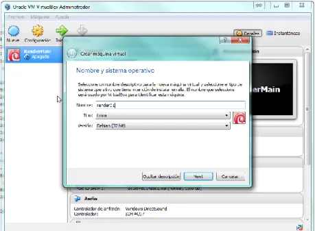Figura 7. Creación VM.