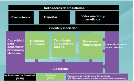 Figura 2. Modelo de Competitividad de las empresas 