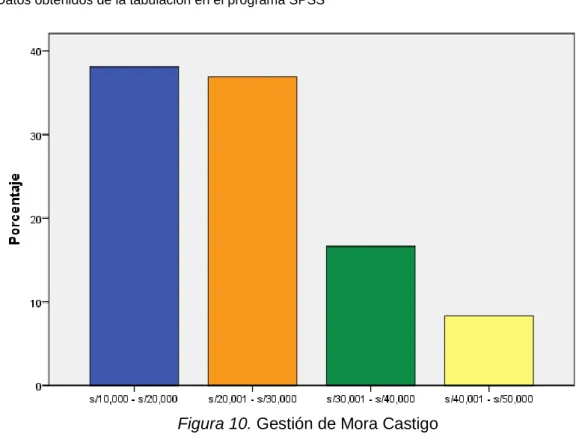 Figura 10. Gestión de Mora Castigo 