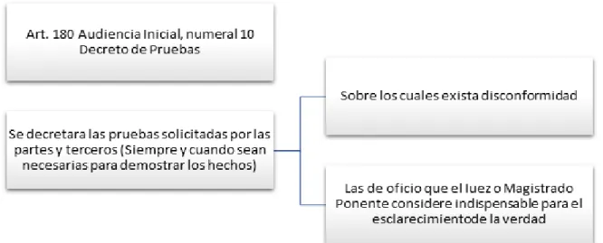 Gráfico 4. Decreto de pruebas 
