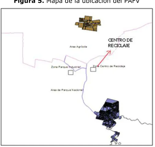 Figura 5. Mapa de la ubicación del PAFV 