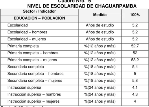 Cuadro Nro.  6 