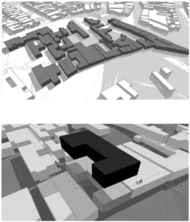 Figura 5. Esquemas y áreas de lotes informales 