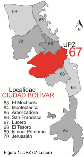 Figura 1. UPZ 67-Lucero 