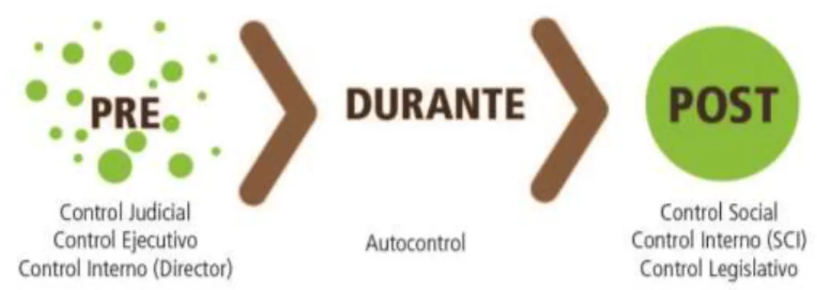 Figura 4. Tipos de control por etapas de tiempo 