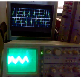 Figura 3.3 Visualización de la señal en el VGA. Fuente: El Autor. 