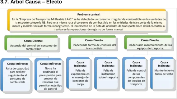 Figura 10. Árbol Causa Efecto. 