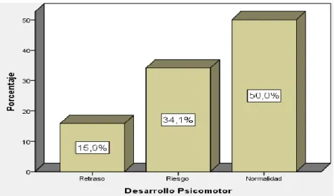 Figura 1. Niveles del desarrollo psicomotor  Interpretación 