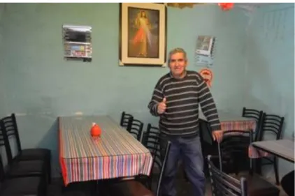 Figura 4: Fotografía del Sr. Germán Fernández dueño  del restaurante “Celia”. 
