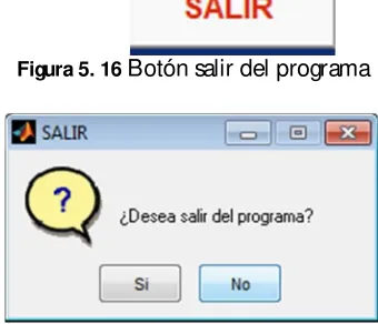 Figura 5. 16  Botón salir del programa  