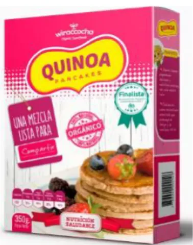 Figura 6 Presentación de Quinoa Pancakes de 300 gr. 