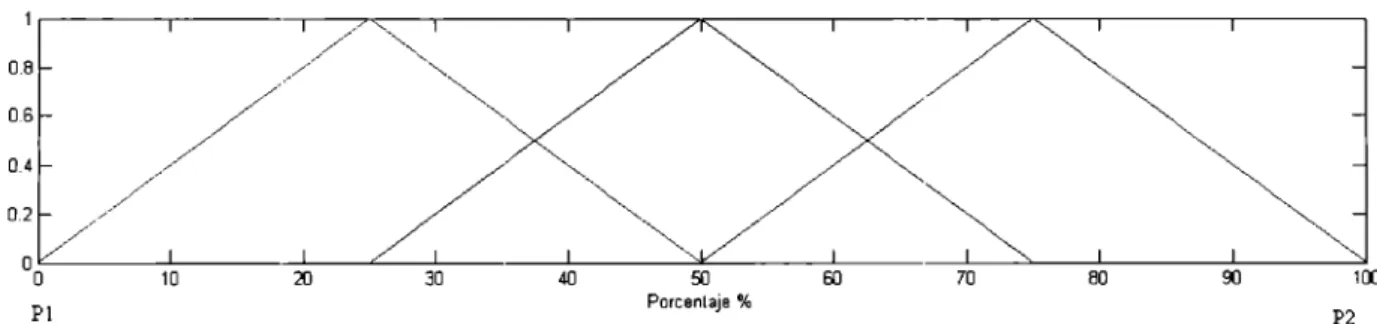 Figura 2.4  Funciones de pertenencia 