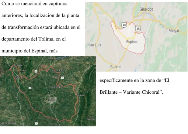 Figura 9 Mapa Espinal  