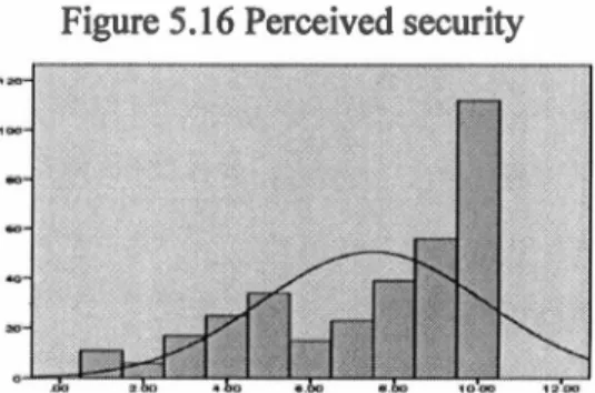 Figure 5 .16 Perceived security 