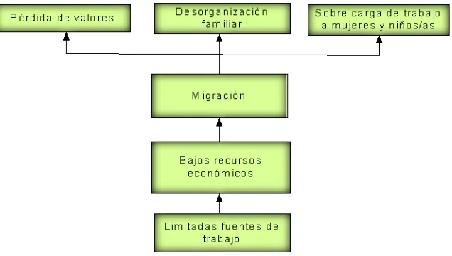 Cuadro No. 24 Causas y efectos de la migración. 