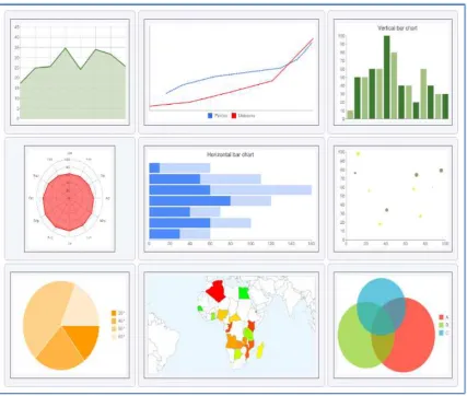 Figura4. Imágenes representativas deGoogle chart API6.
