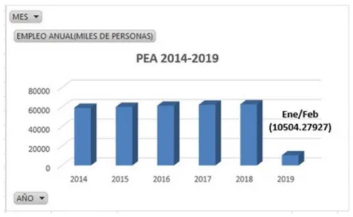 Figura 14. PEA – Estadístico – 2019. 