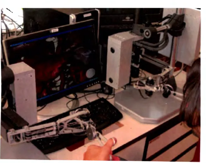 Fig.  6:  Altair Robotics Lab's augmented reality surgical Simulator [33) 