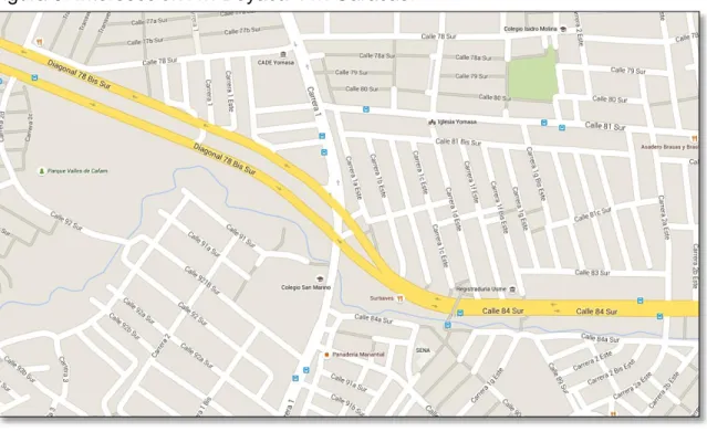 Figura 9. Intersección Av. Boyacá- Av. Caracas.  
