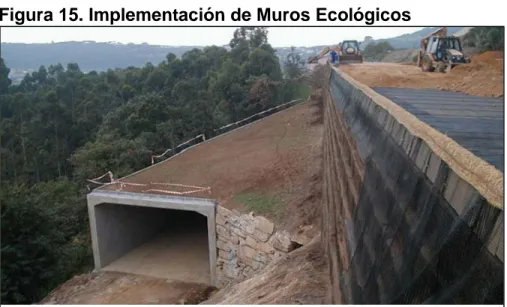 Figura 15. Implementación de Muros Ecológicos 