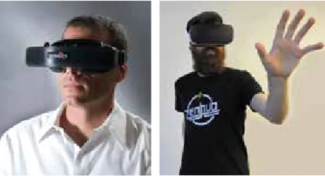 Figura 2. Eye tracker y realidad virtual. Fuente: Creative Commons. (2010). A Professional Head-Mounted  Display (HMD)