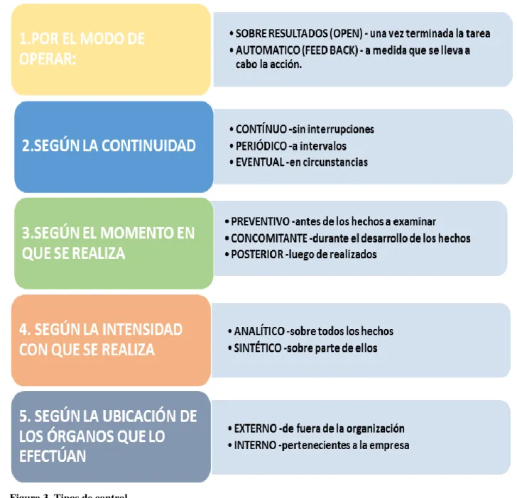 Figura 3. Tipos de control 
