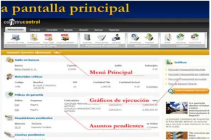 Figura 5. Ejemplo programa de control de obra 1 