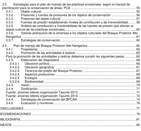 Tabla 1: Criterios para obtener el valor global de la presión. .....................................................................