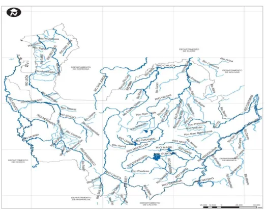 Ilustración 7. Mapa Hidrográfico de Antioquia 21 