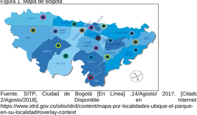 Figura 1. Mapa de Bogotá 