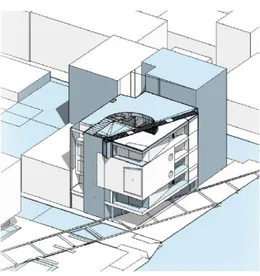 Figura 11. El volumen se integra a la composición urbana.  