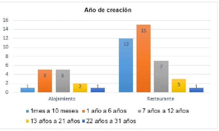 Figura 2. Año de creación 