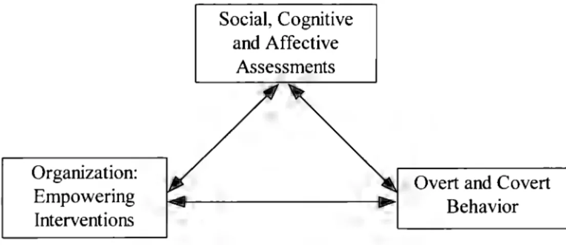 Figure 5.  Social cognitive model of empowerment 