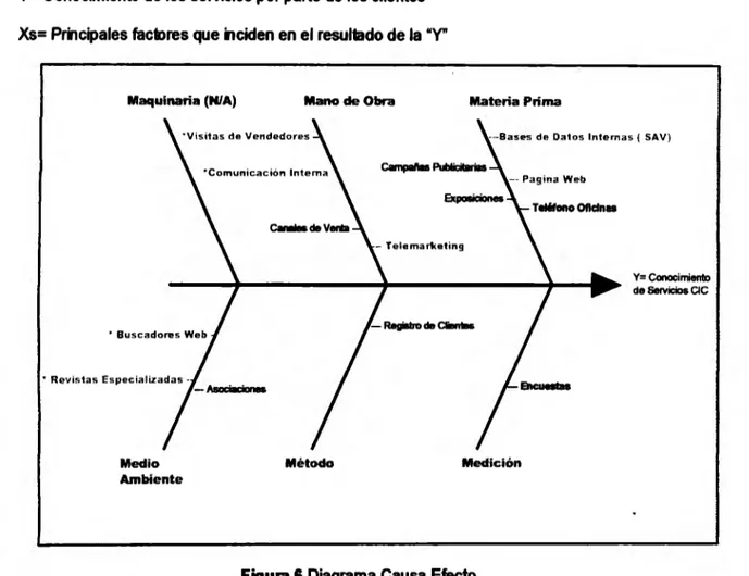 Figura 6 Diagrama Causa Efecto 