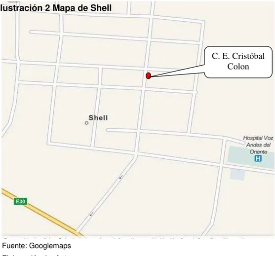 Ilustración 2 Mapa de Shell