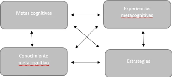 Figura 3. Modelo de Flavell (Mateos, 2001, p. 92) 