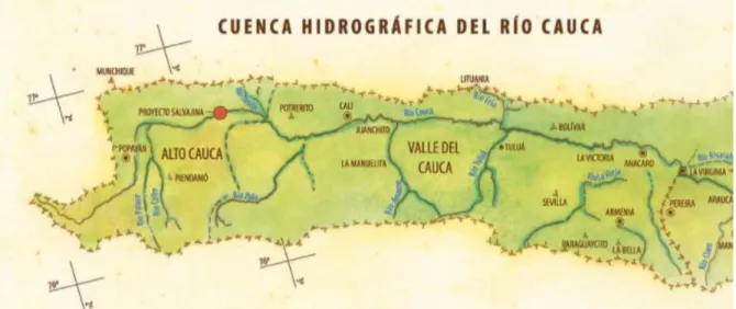 Ilustración 2 Cuenca alta del Río Cauca 
