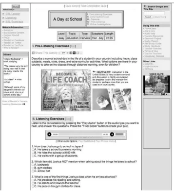 Figura 18. Ejemplo de páginas externas de acceso libre. http://esl- http://esl-lab.com/elem/elemrd1.htm 