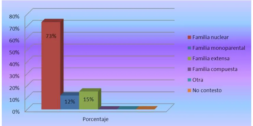 Tabla 1: Tipos de Familia 