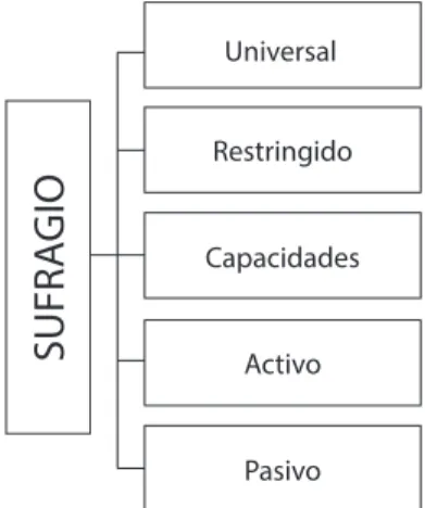 Figura 2. Tipos de sufragio