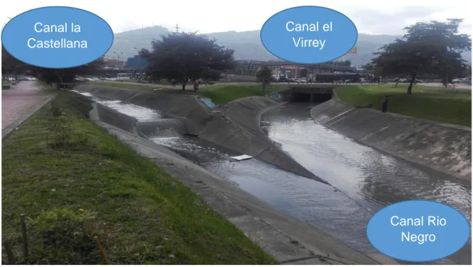 Figura 6. Canal el Virrey y Castellana. 