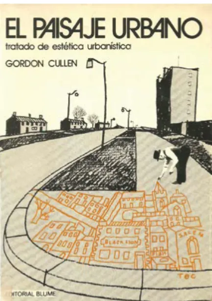 Figura 4. El paisaje urbano Fuente: Cullen (1978),  portada.