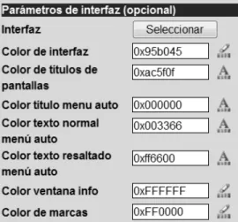 Figura 2. Parámetros de configuración del tutorial. (Elaborada por la autora con la herramienta SH!FT)
