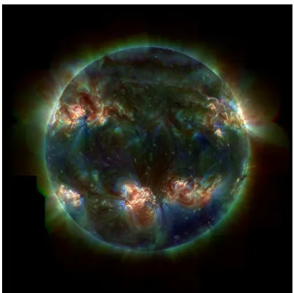 Fig. 2.3. Fotosfera del Sol en el espectro ultravioleta captada por el observatorio espacial TRACE de la NASA