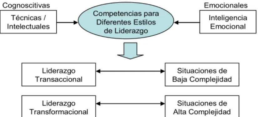 Figura 2.3. Representación del modelo de Turner y Müller (2005). 