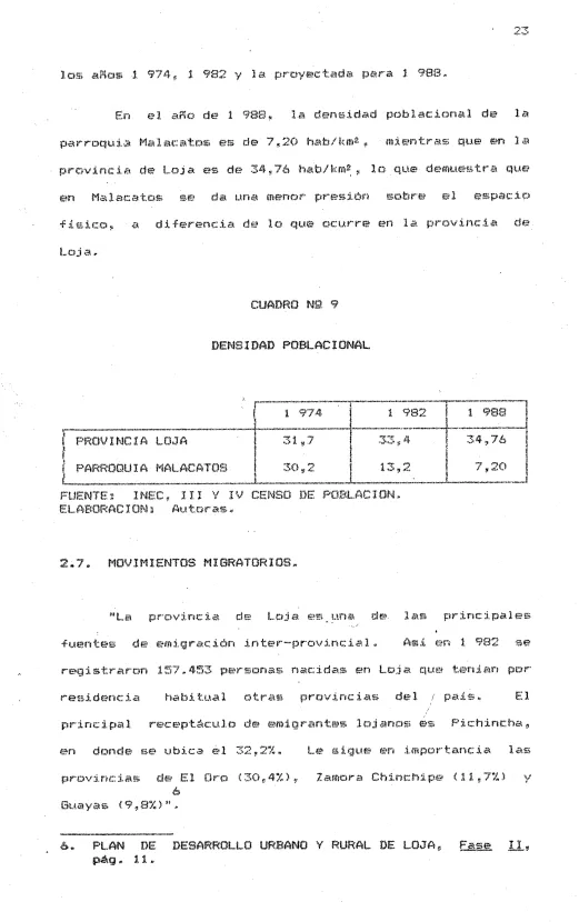 CUADRO N. 9DENSIDAD POELAC1ONAL