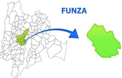 Figura 1. Localización del municipio de Funza en Cundinamarca 